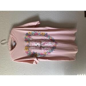 1991 Vintage Teddy Bear Nightgown Sleep Shirt Night Star